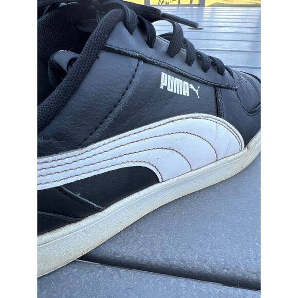 Puma Caven Men Black White Shoes Size 9 - Picture 10 of 11